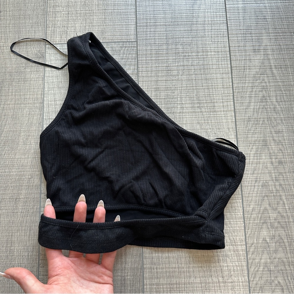 Whitefox one shoulder crop top - Picture 3 of 4